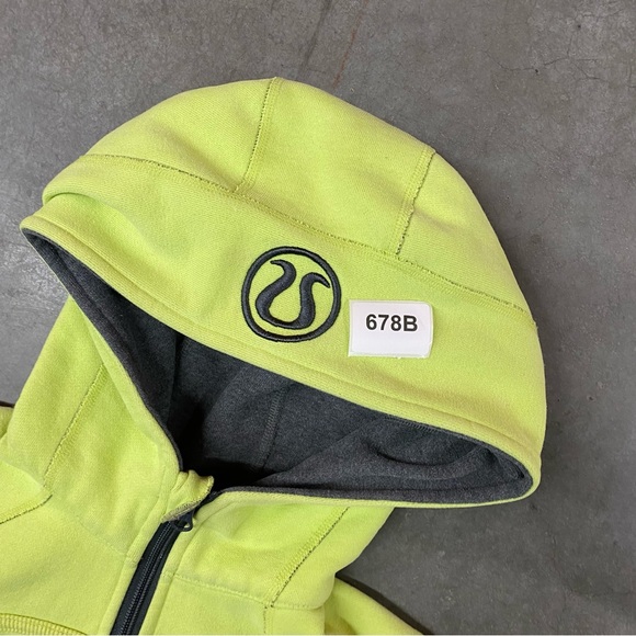 Lululemon Scuba Lime Green Zip Hoodie Y2K Women’s 4 - Picture 6 of 6
